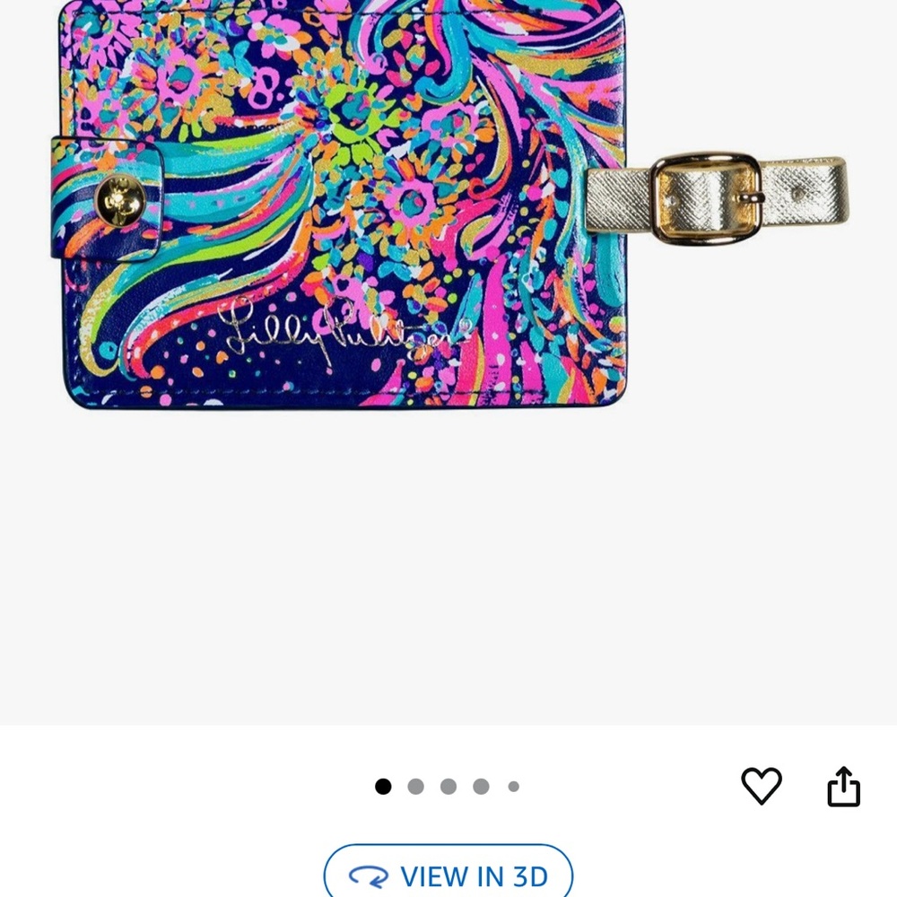 Lilly Pulitzer Colorful Key & Card Holder